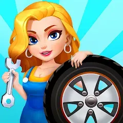 Взлом Car Fix Inc - Mechanic Garage (Кар Фикс Инк)  [МОД Все открыто] - полная версия apk на Андроид