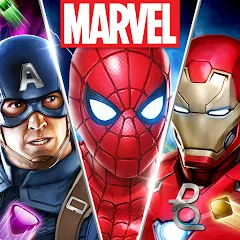 Взломанная MARVEL Puzzle Quest: Hero RPG (Марвел Пазл Квест)  [МОД Unlimited Money] - стабильная версия apk на Андроид