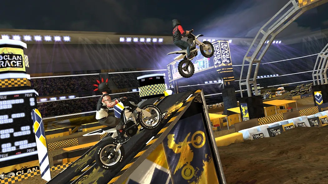 Clan Race: PVP Motocross races (Клан Рейс)  [МОД Mega Pack] Screenshot 1