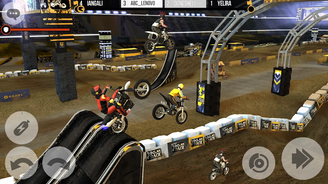 Clan Race: PVP Motocross races (Клан Рейс)  [МОД Mega Pack] Screenshot 5