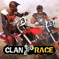 Скачать взлом Clan Race: PVP Motocross races (Клан Рейс)  [МОД Mega Pack] - последняя версия apk на Андроид