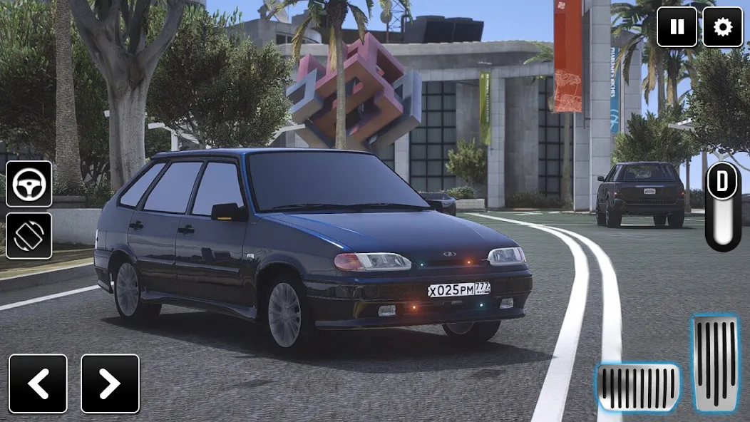 2114 Car Driving: Lada sedan  [МОД Много монет] Screenshot 2