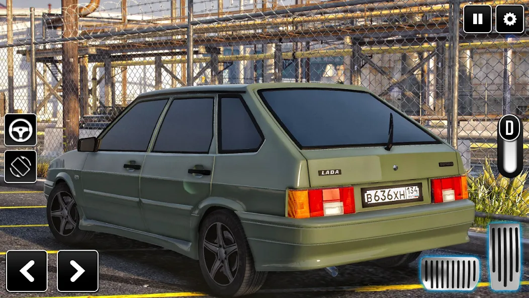 2114 Car Driving: Lada sedan  [МОД Много монет] Screenshot 3