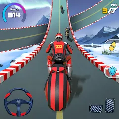 Скачать взломанную Bike Race: Racing Game (Байк Гейм 3D)  [МОД Бесконечные монеты] - стабильная версия apk на Андроид