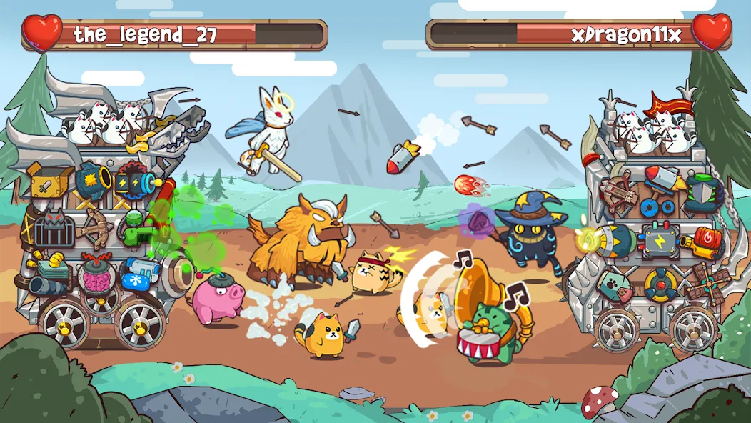 CatnRobot Idle TD: Battle Cat (КэтТауэр Айдл ТД)  [МОД Menu] Screenshot 3