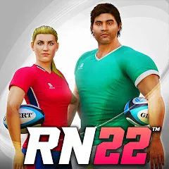 Взломанная Rugby Nations 22 (Рагби Наций 22)  [МОД Mega Pack] - полная версия apk на Андроид