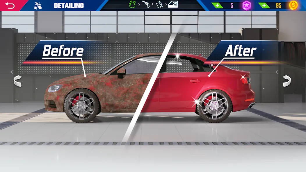 Car Detailing Simulator 2023  [МОД Все открыто] Screenshot 2