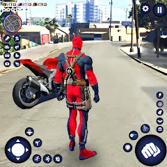 Взлом Miami Rope Hero Spider Game 2  [МОД Menu] - последняя версия apk на Андроид