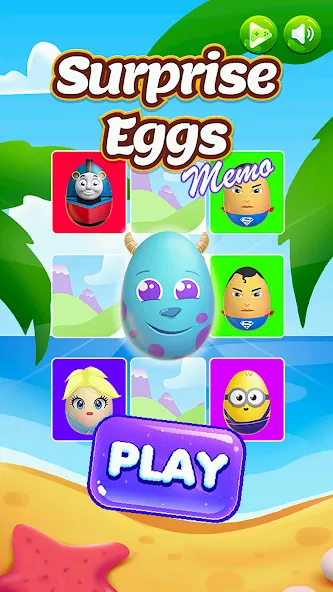 Surprise Eggs Memory (Сюрприз Яйца Мемо)  [МОД Menu] Screenshot 1