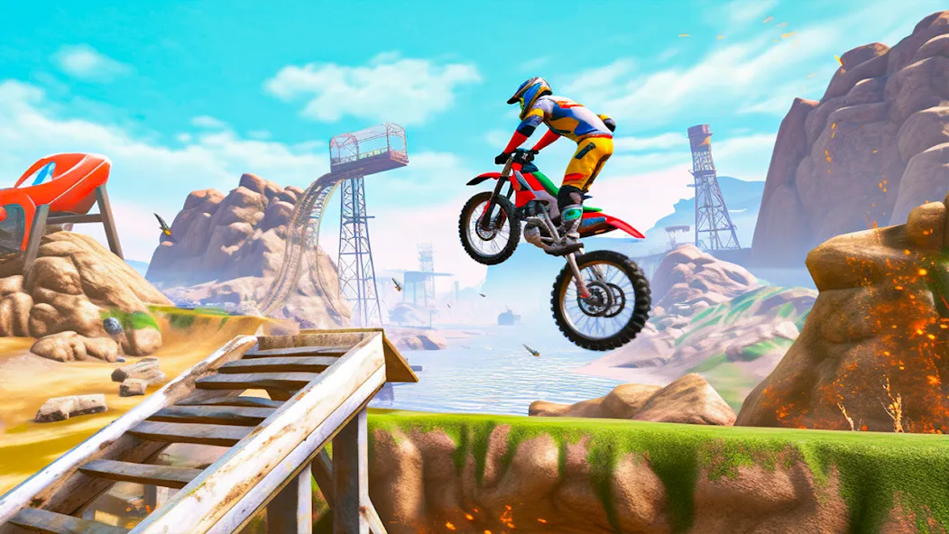 Ultimate Bike Stunt: Bike Game (Ультимейт Байк Стант)  [МОД Mega Pack] Screenshot 4