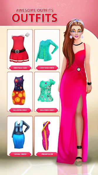 Girls Dress Up: Makeup Games  [МОД Unlocked] Screenshot 4