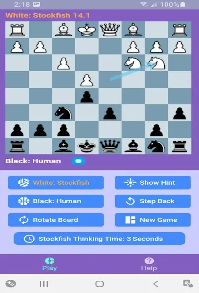 Chess With Stockfish 16  [МОД Unlimited Money] Screenshot 2