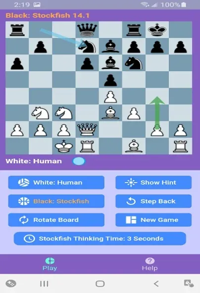 Chess With Stockfish 16  [МОД Unlimited Money] Screenshot 3