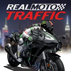 Скачать взломанную Real Moto Traffic (Реал Мото Трафик)  [МОД Меню] - последняя версия apk на Андроид