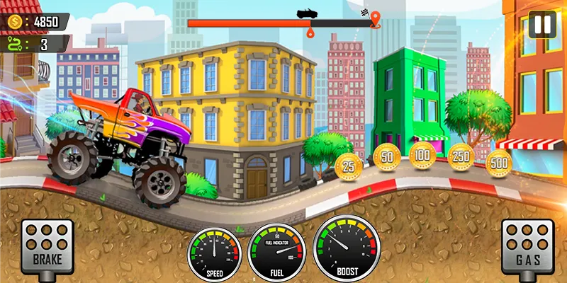 Racing the Hill  [МОД Menu] Screenshot 1