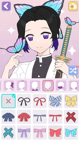 Vlinder Avatar Maker: dress up  [МОД Unlimited Money] Screenshot 4