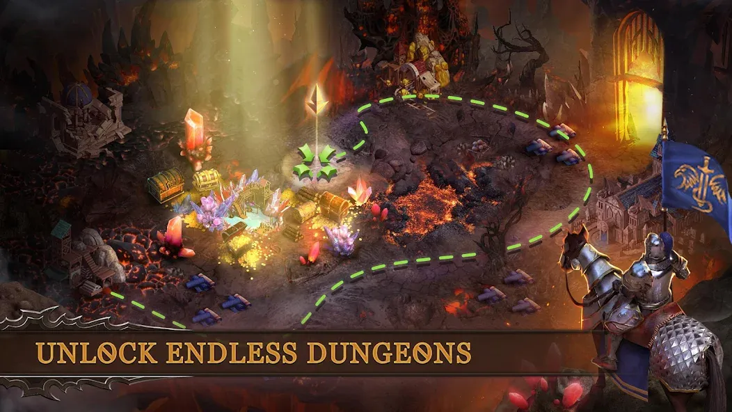 Dungeon & Heroes: 3D RPG  [МОД Бесконечные монеты] Screenshot 4