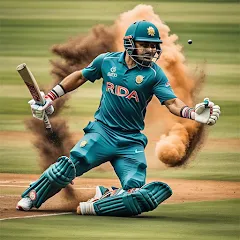 Взломанная World Cricket Games Offline  [МОД Много монет] - стабильная версия apk на Андроид