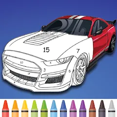 Взлом Cars Color By Number (Цветные машины по номерам)  [МОД Много монет] - полная версия apk на Андроид