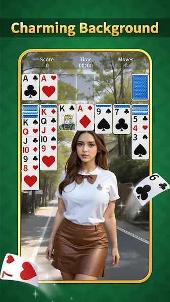 Solitaire Classic:Card Game (Солитер Классик)  [МОД Mega Pack] Screenshot 3