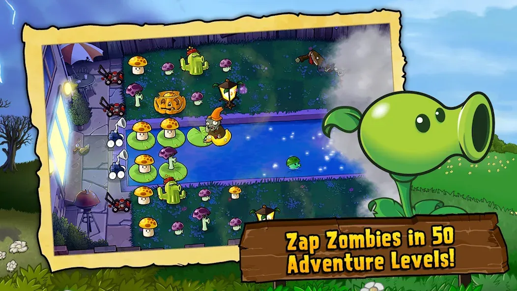 Plants vs. Zombies™  [МОД Mega Pack] Screenshot 1