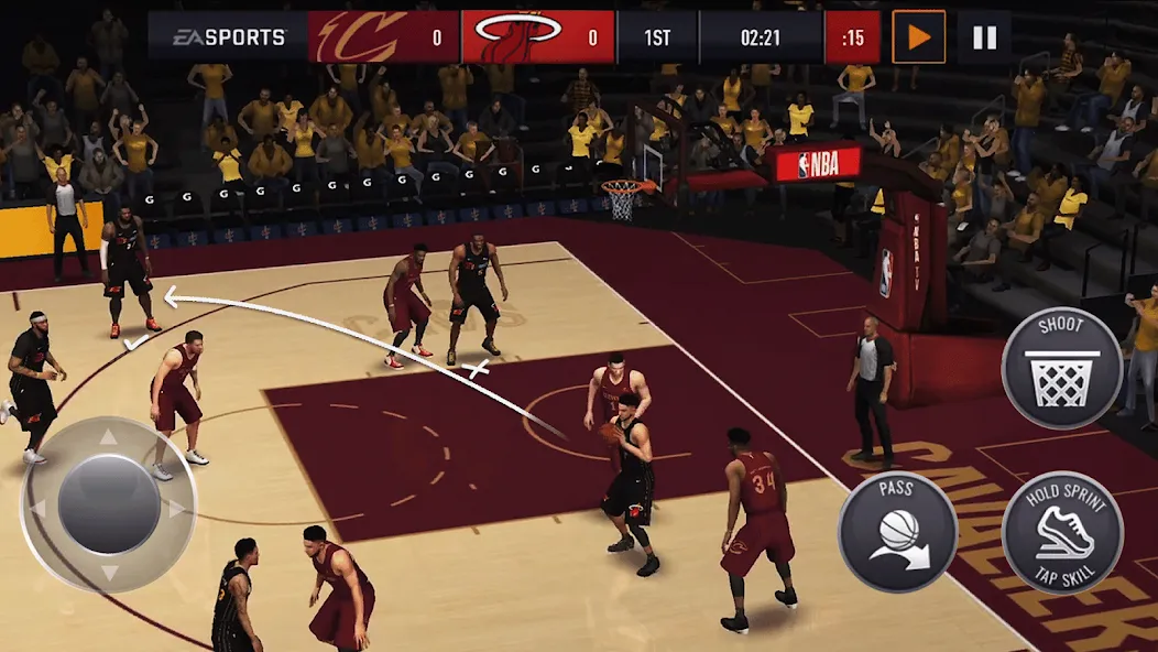 NBA Live Asia (НБА Лайв)  [МОД Menu] Screenshot 1