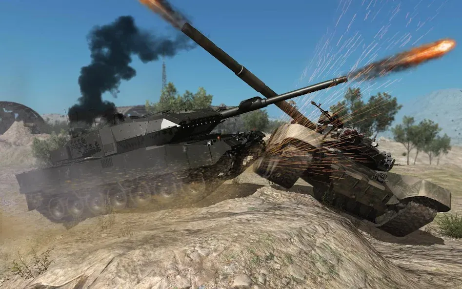 Real Tank Battle : War Machine (Реальное танковое сражение)  [МОД Mega Pack] Screenshot 1