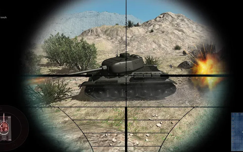 Real Tank Battle : War Machine (Реальное танковое сражение)  [МОД Mega Pack] Screenshot 2