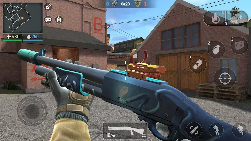 Modern Ops: Gun Shooting Games (Модерн Опс)  [МОД Много монет] Screenshot 5