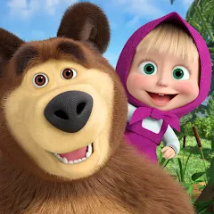 Скачать взломанную Masha and the Bear Educational  [МОД Много денег] - стабильная версия apk на Андроид