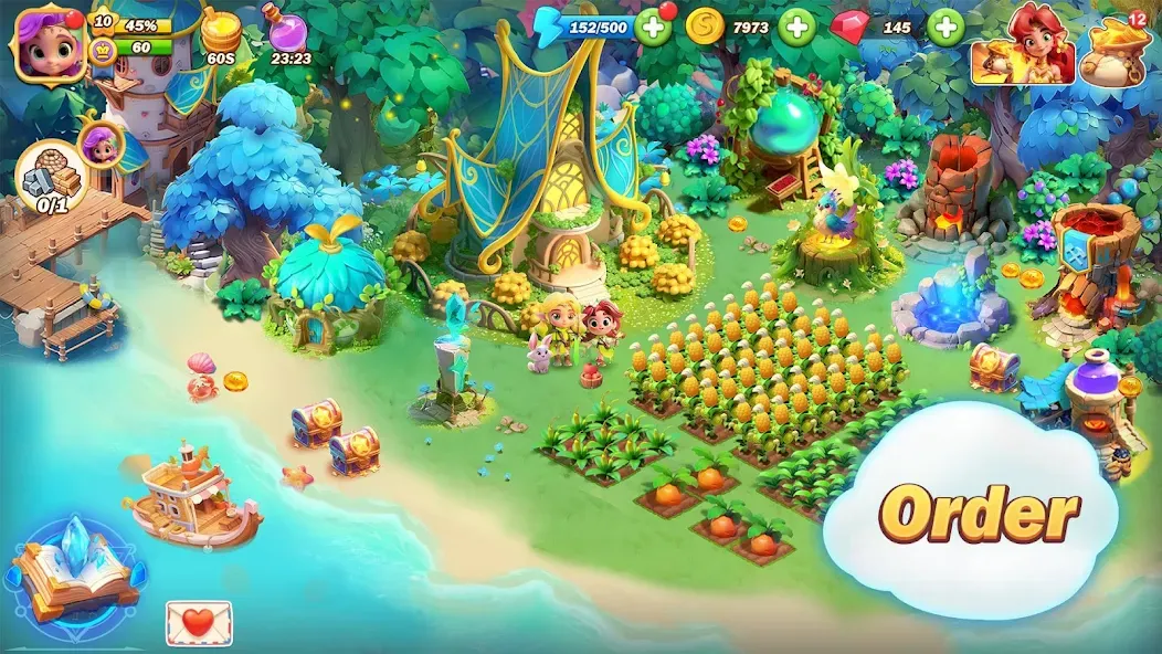 Pixie Island - Farming Game (Пикси Айленд)  [МОД Много денег] Screenshot 5