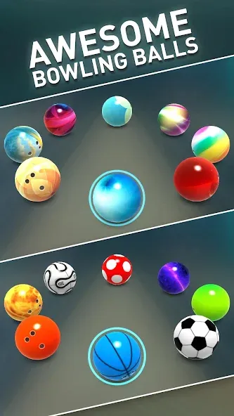 Bowling Game 3D (Боулинг игра 3D)  [МОД Бесконечные монеты] Screenshot 2