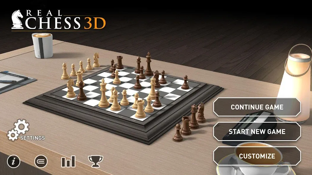 Real Chess 3D (Реал Чесс 3Д)  [МОД Menu] Screenshot 3