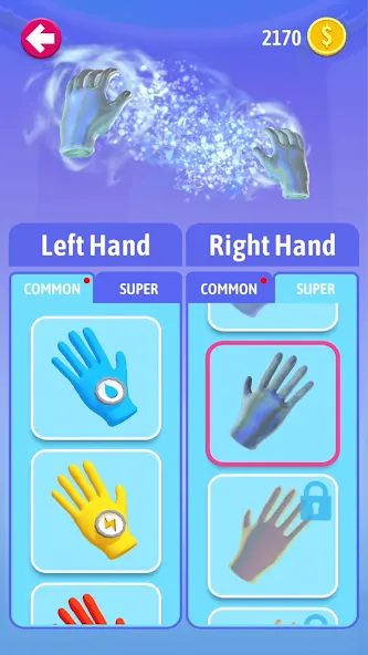 Elemental Gloves - Magic Power (Элементальные перчатки)  [МОД Много монет] Screenshot 4