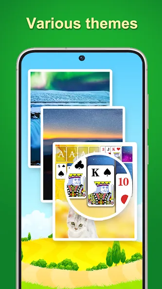 Solitaire - 2024  [МОД Бесконечные монеты] Screenshot 3