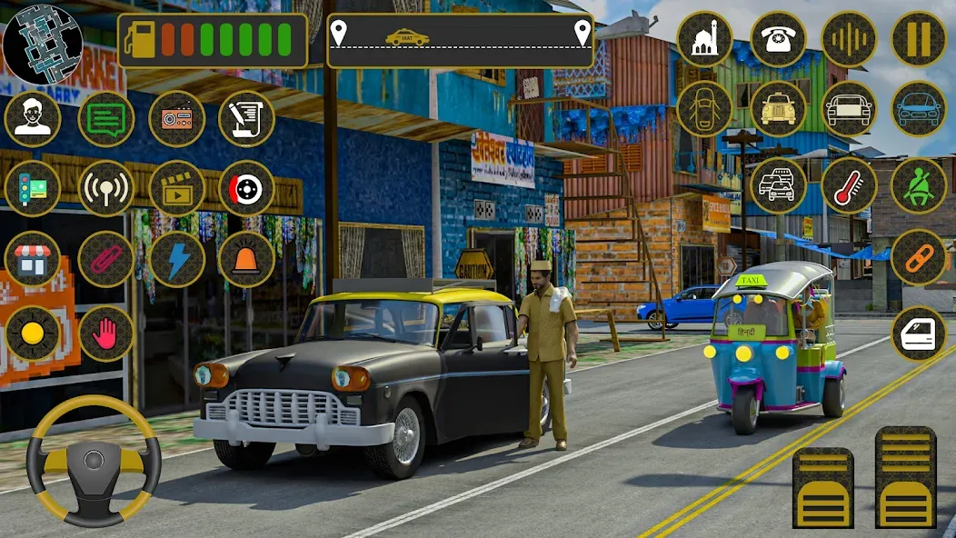 Indian Taxi Simulator car Game (Индийский такси симулятор автомобиля Игра)  [МОД Unlimited Money] Screenshot 1