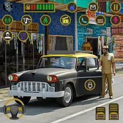 Скачать взлом Indian Taxi Simulator car Game (Индийский такси симулятор автомобиля Игра)  [МОД Unlimited Money] - стабильная версия apk на Андроид