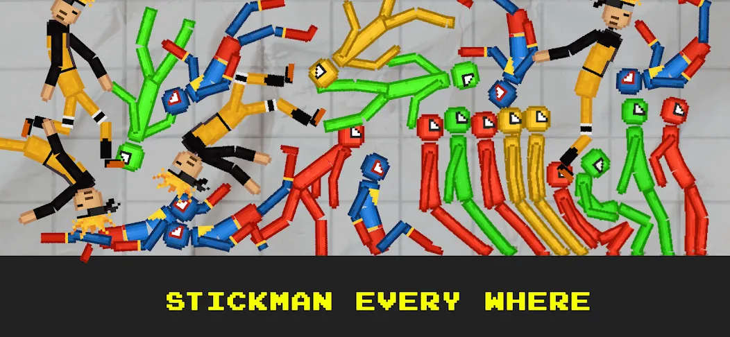 Stickman Playground (тикман Плейграунд)  [МОД Unlocked] Screenshot 5