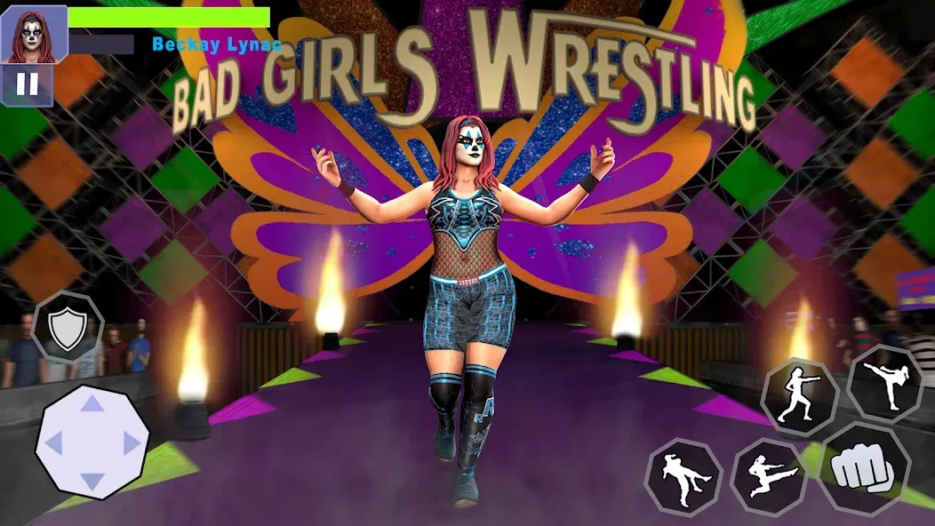 Bad Girls Wrestling Game  [МОД Unlocked] Screenshot 5