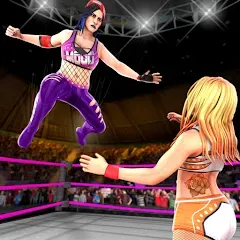 Взломанная Bad Girls Wrestling Game  [МОД Unlocked] - последняя версия apk на Андроид