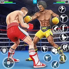 Скачать взломанную Punch Boxing Game: Ninja Fight  [МОД Все открыто] - последняя версия apk на Андроид