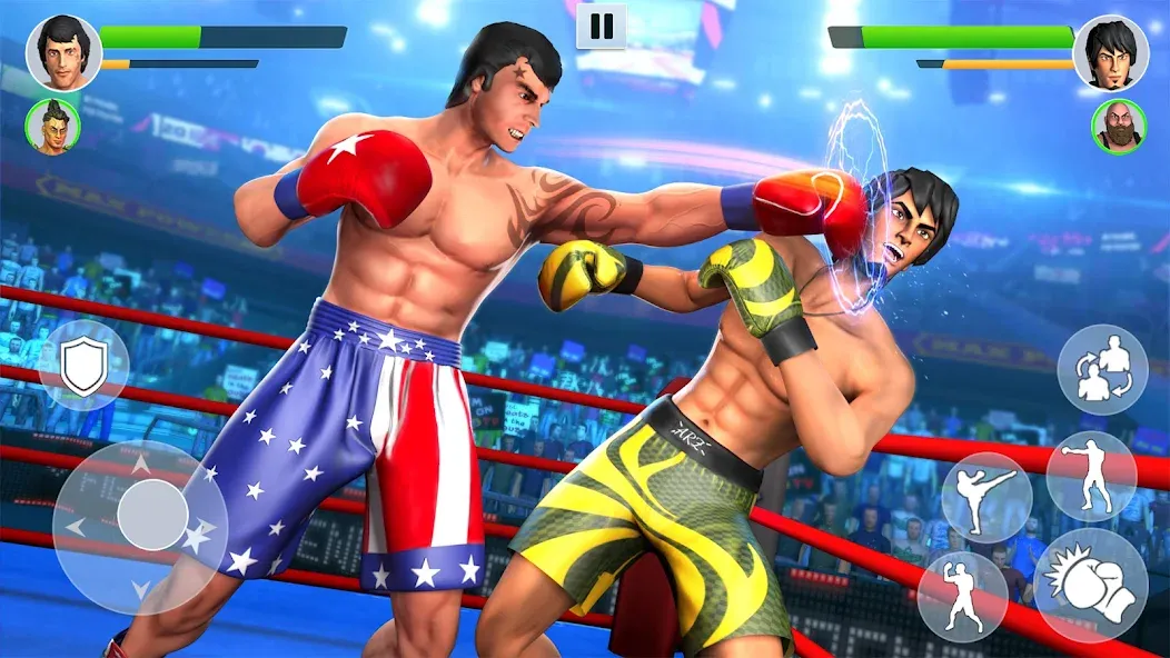 Boxing Heros: Fighting Games (Тэг Боксинг Игры)  [МОД Много монет] Screenshot 4