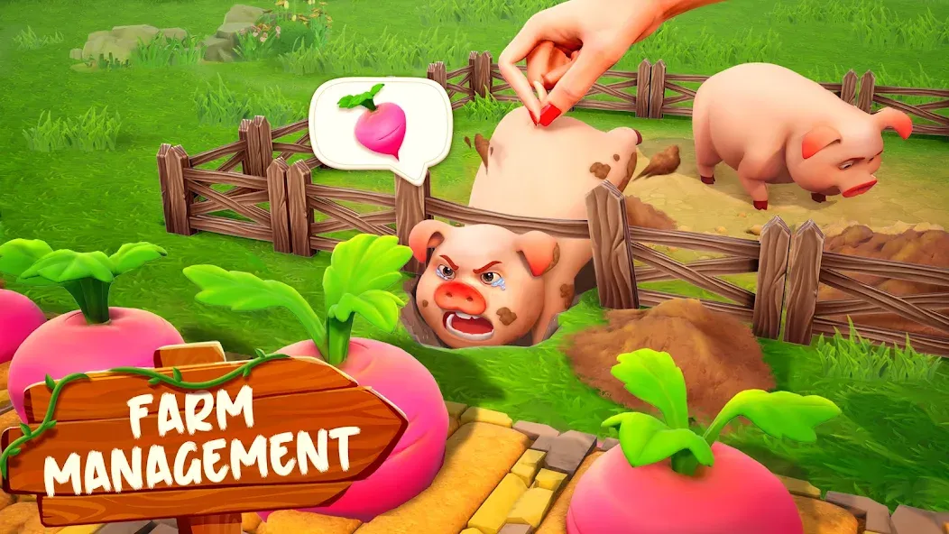 Family Farm Adventure (Семейное фермерское приключение)  [МОД Menu] Screenshot 4