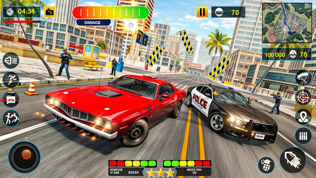 US Police Shooting Crime City  [МОД Меню] Screenshot 4