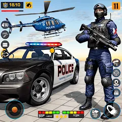 Взломанная US Police Shooting Crime City  [МОД Меню] - последняя версия apk на Андроид