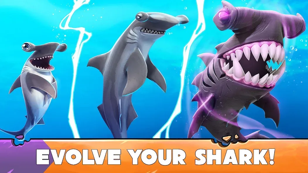 Hungry Shark Evolution (Хангри Шарк Эволюшн)  [МОД Unlocked] Screenshot 4