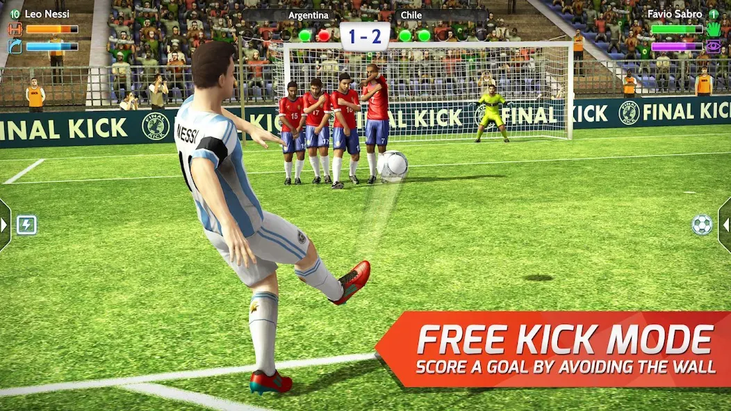 Final Kick: Online Soccer (Финаль кик)  [МОД Все открыто] Screenshot 2