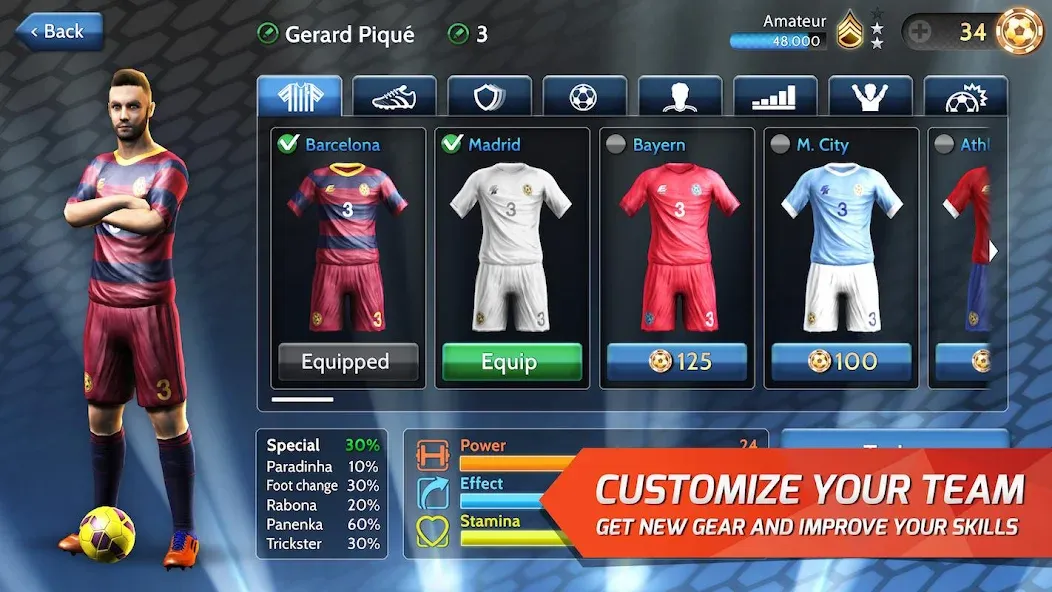 Final Kick: Online Soccer (Финаль кик)  [МОД Все открыто] Screenshot 5