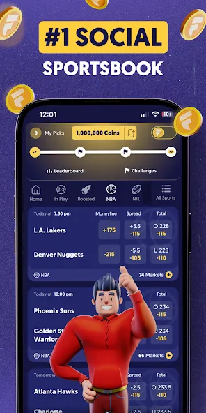 Fliff - Sports Picks (Флифф)  [МОД Mega Pack] Screenshot 1