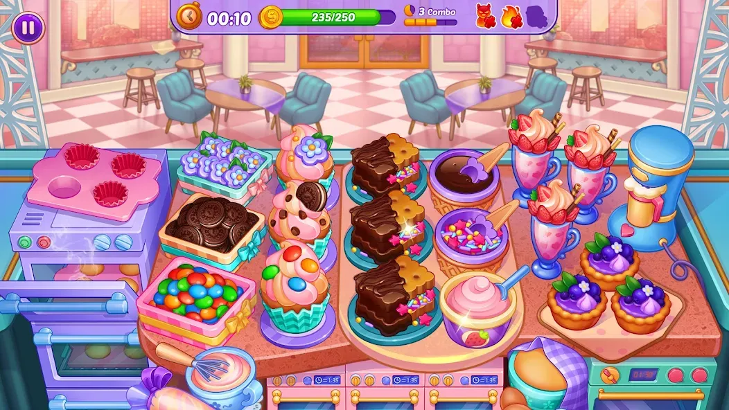 Cooking Crush - Cooking Game (Кукинг Краш)  [МОД Много монет] Screenshot 3